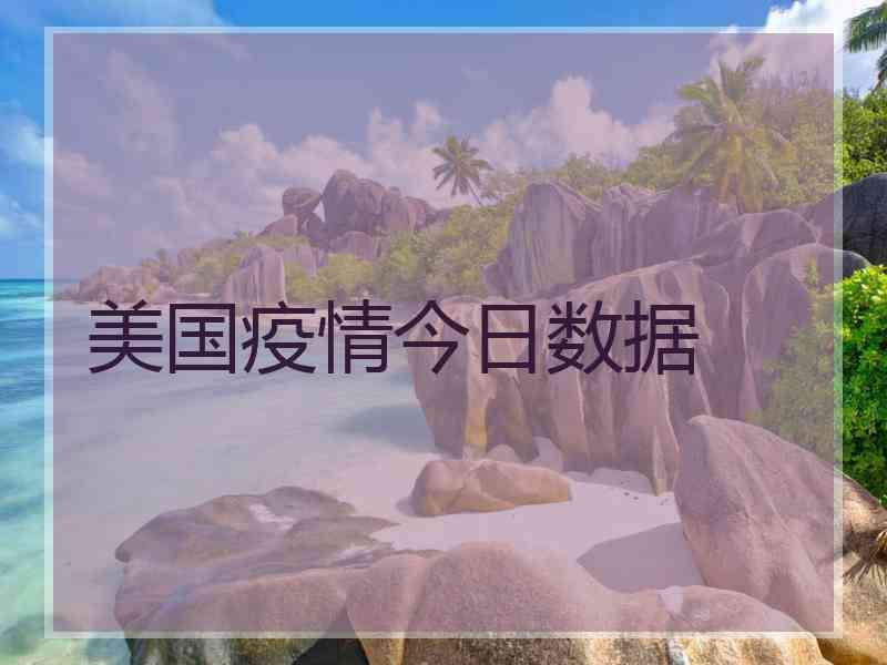 美国疫情今日数据