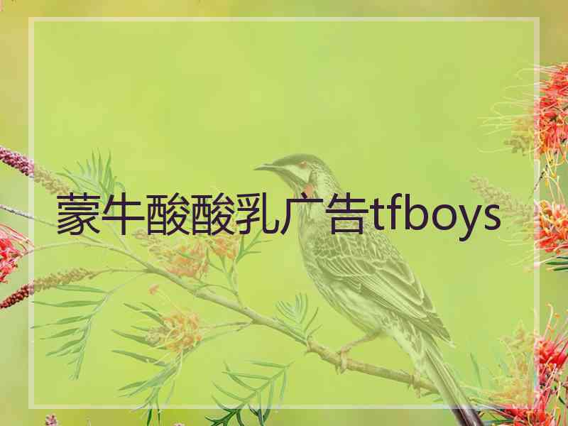 蒙牛酸酸乳广告tfboys