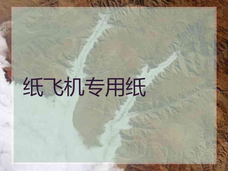 纸飞机专用纸