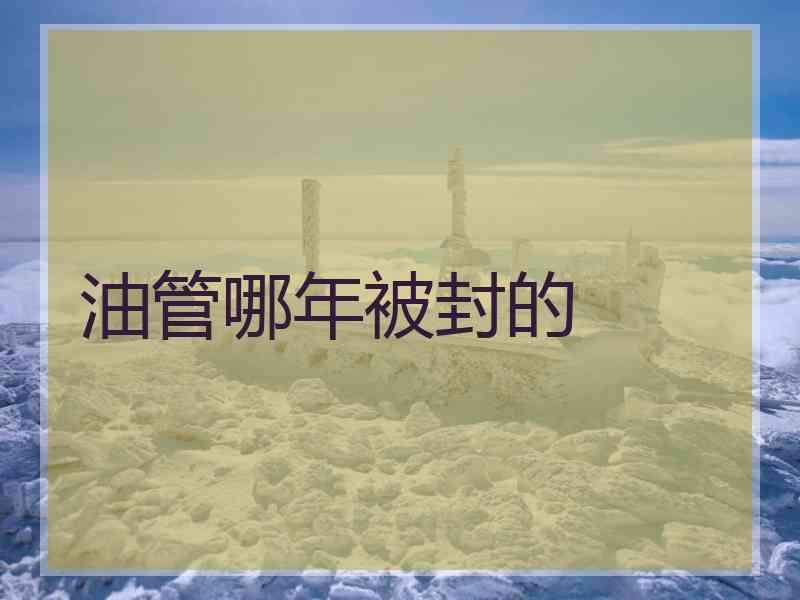 油管哪年被封的