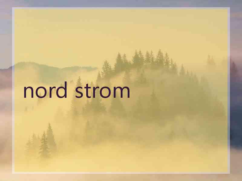 nord strom