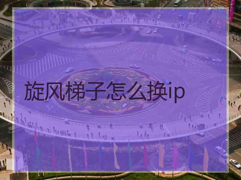 旋风梯子怎么换ip