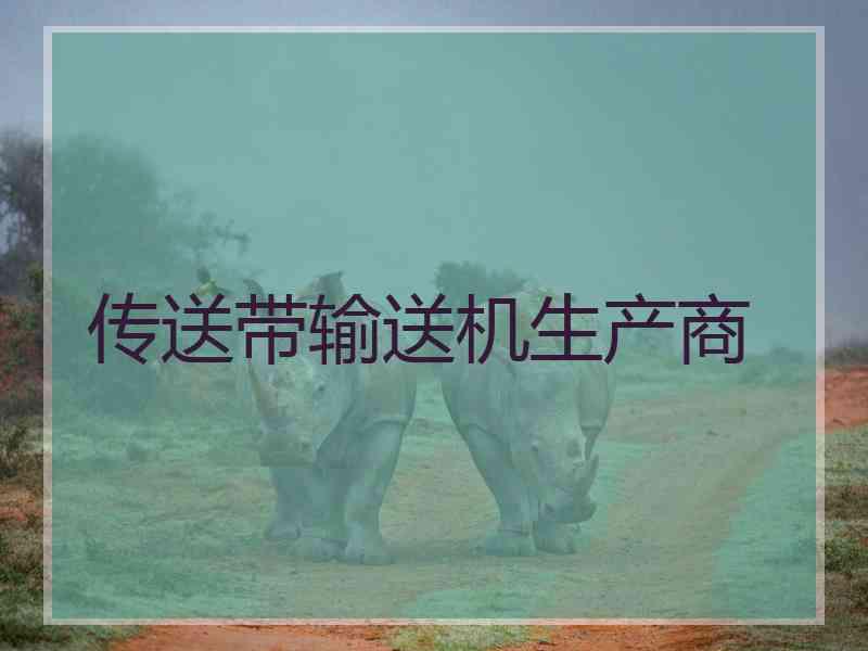 传送带输送机生产商
