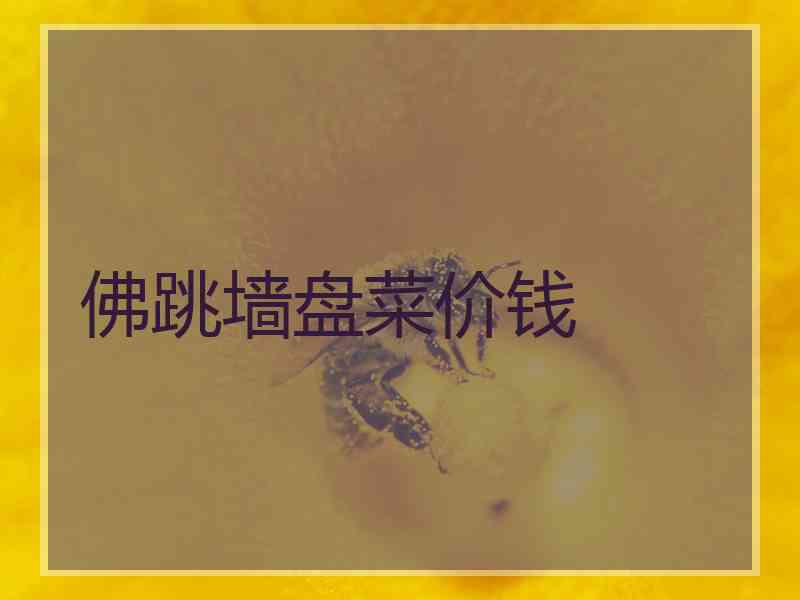 佛跳墙盘菜价钱