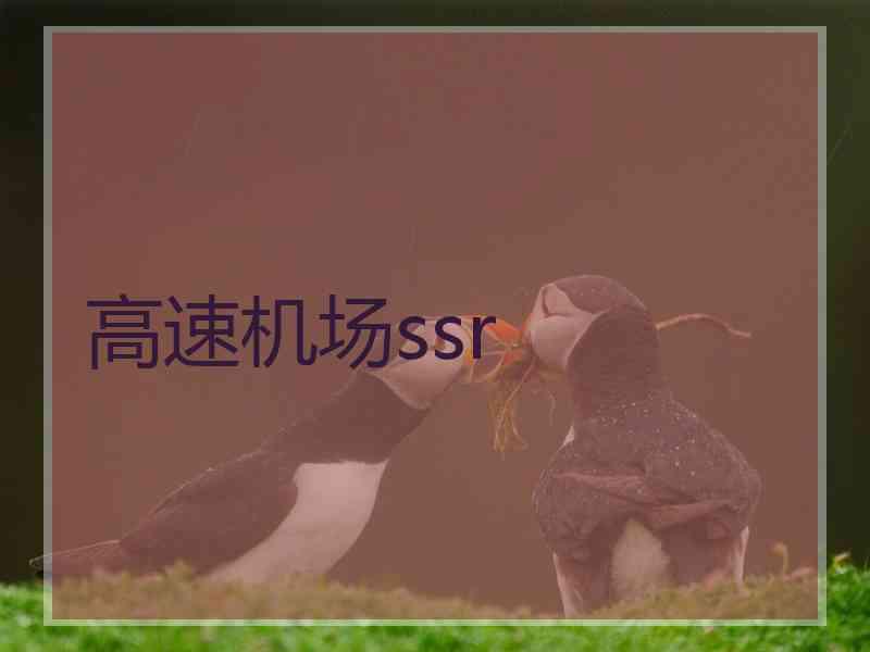 高速机场ssr