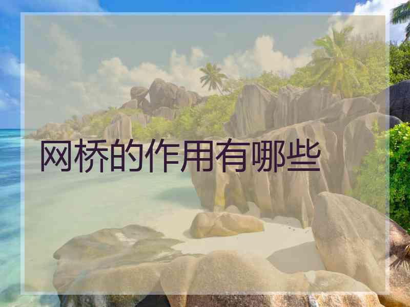 网桥的作用有哪些