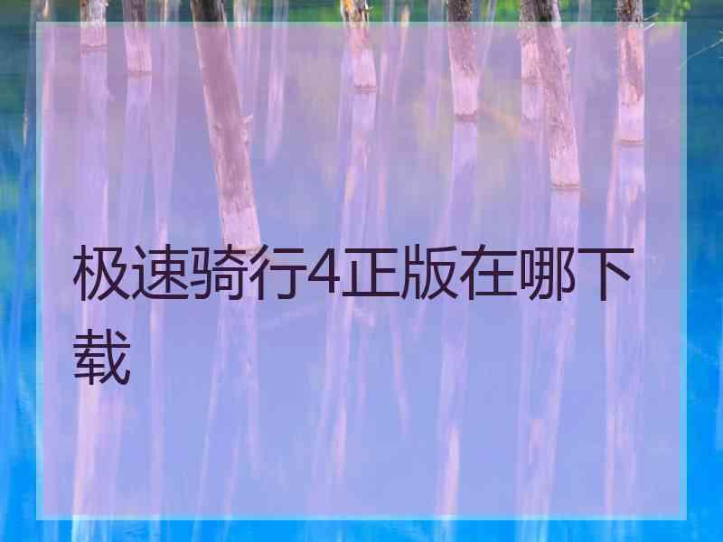 极速骑行4正版在哪下载