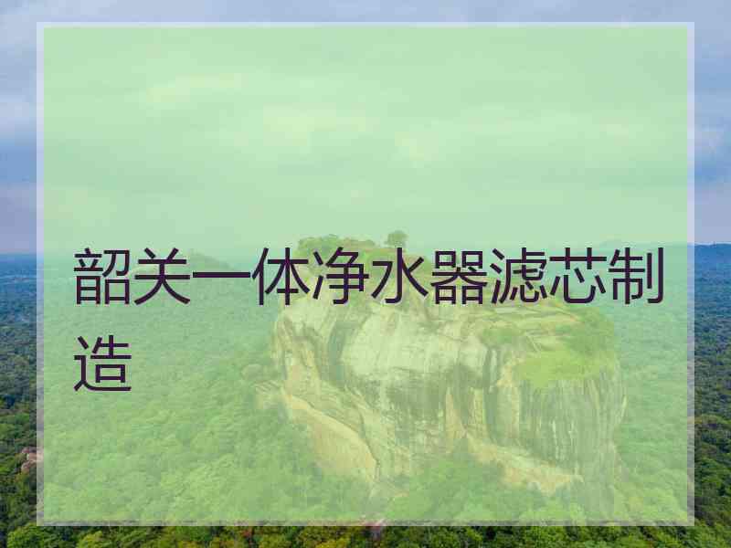 韶关一体净水器滤芯制造