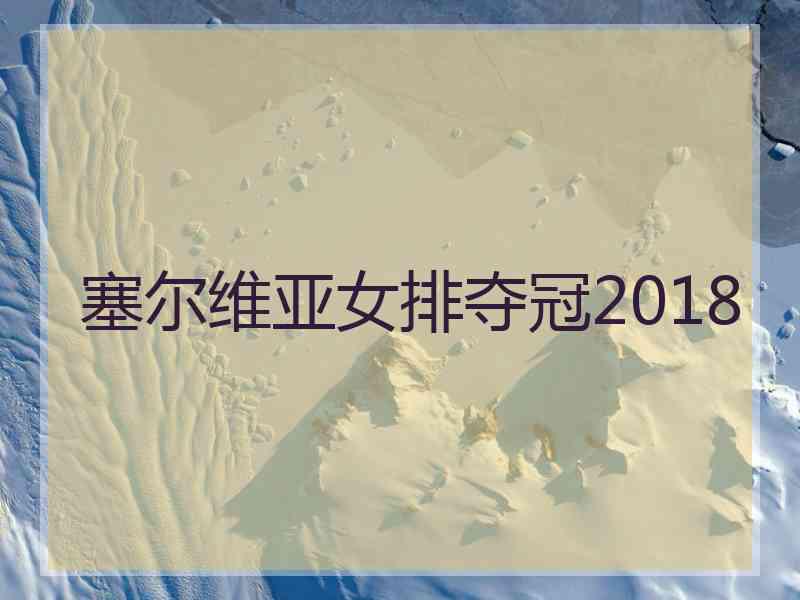 塞尔维亚女排夺冠2018