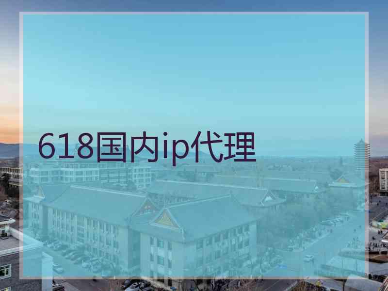 618国内ip代理
