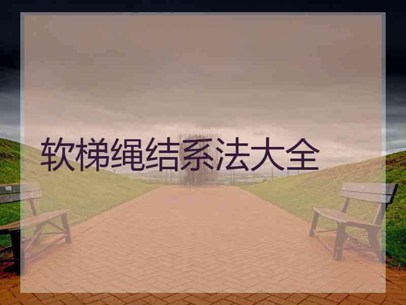 软梯绳结系法大全