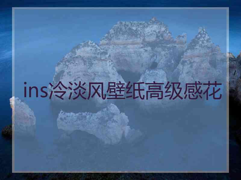 ins冷淡风壁纸高级感花