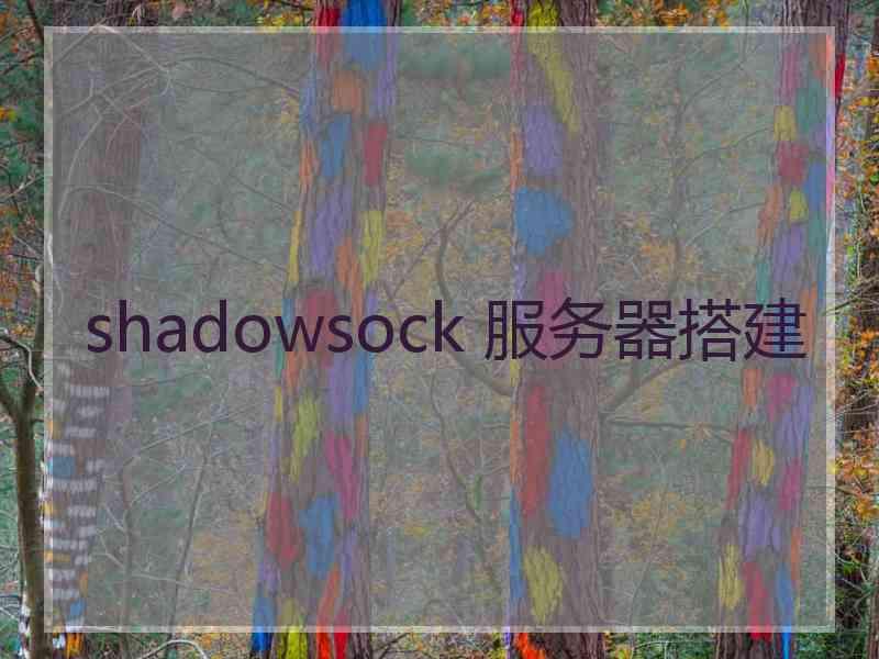 shadowsock 服务器搭建