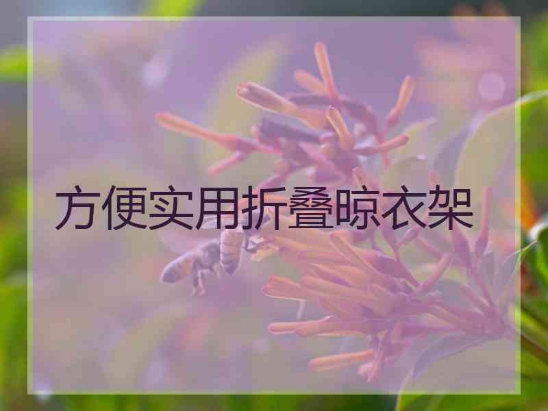 方便实用折叠晾衣架