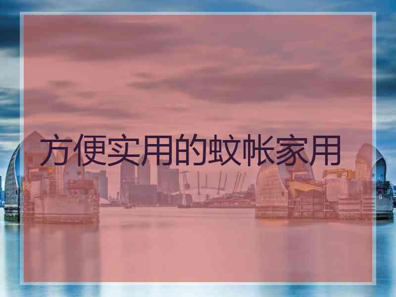 方便实用的蚊帐家用