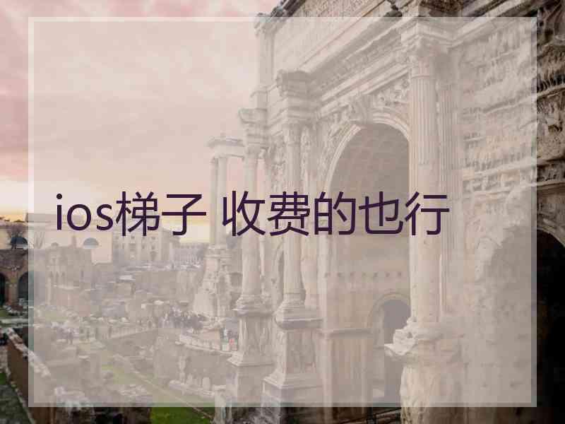 ios梯子 收费的也行