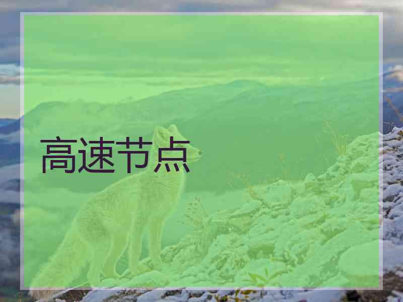 高速节点