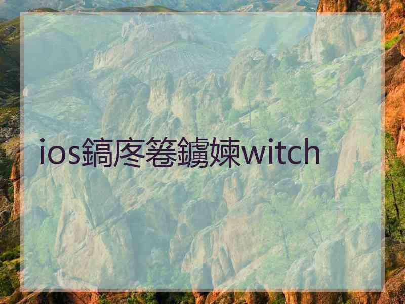 ios鎬庝箞鐪媡witch