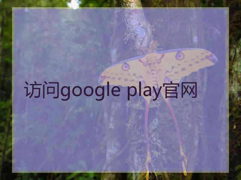 访问google play官网