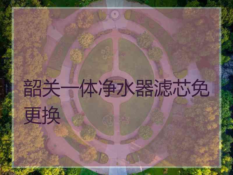 韶关一体净水器滤芯免更换