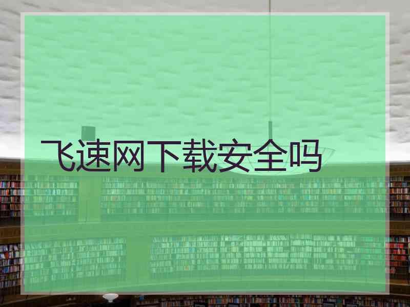 飞速网下载安全吗