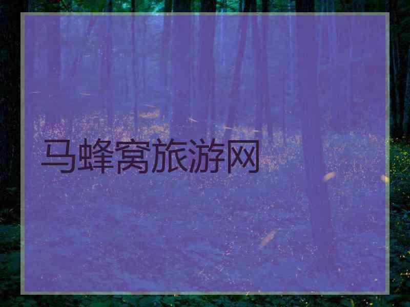 马蜂窝旅游网