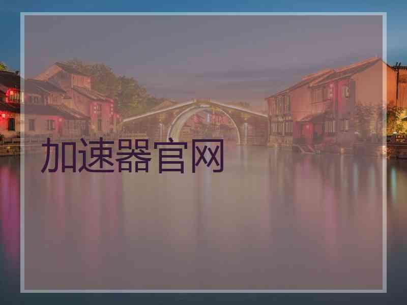 加速器官网