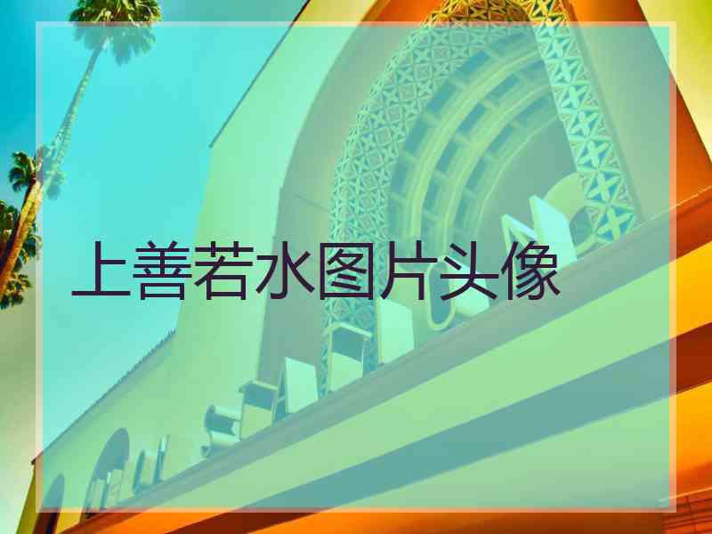 上善若水图片头像