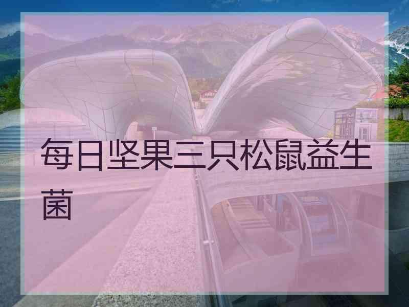 每日坚果三只松鼠益生菌