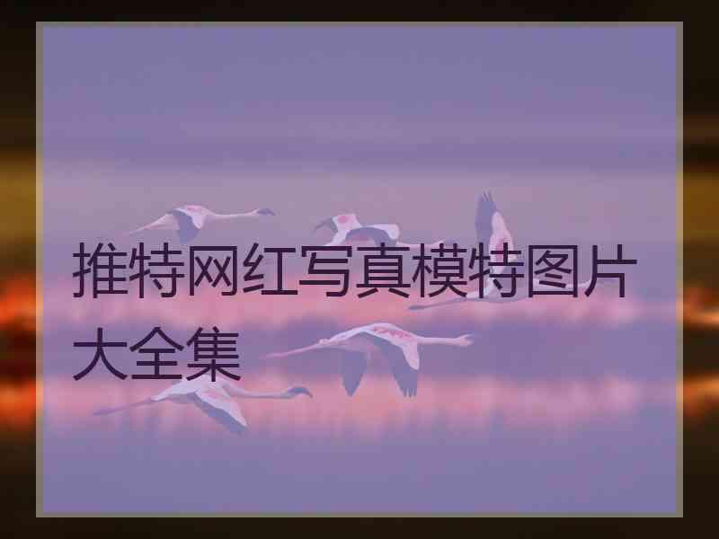推特网红写真模特图片大全集