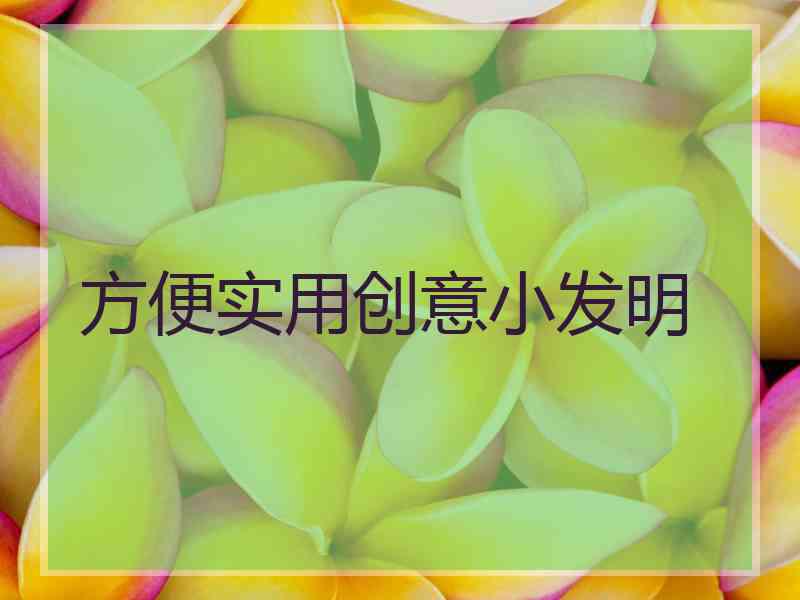 方便实用创意小发明