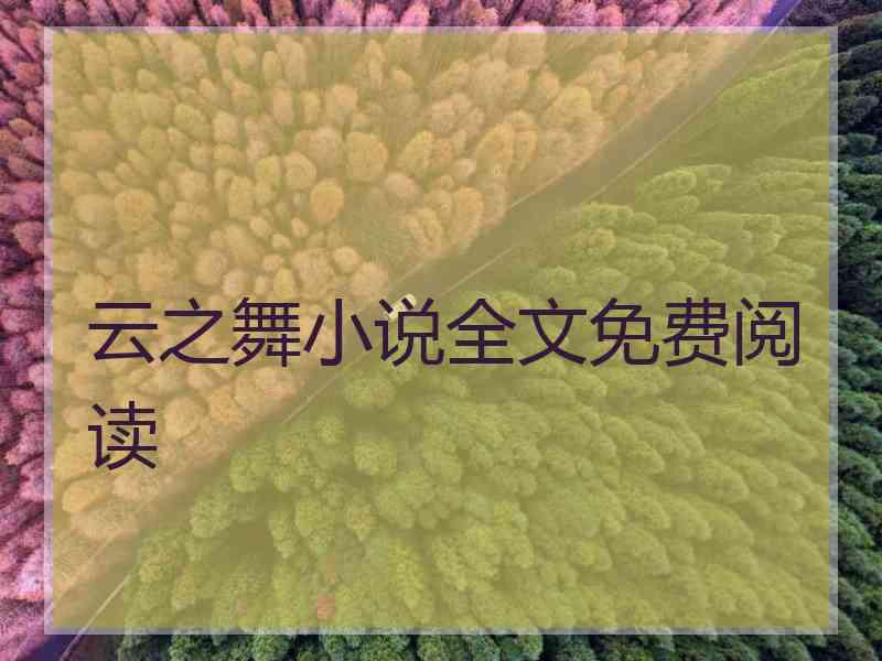云之舞小说全文免费阅读