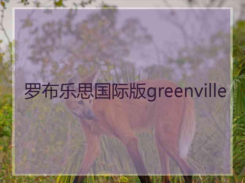 罗布乐思国际版greenville