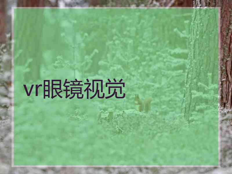 vr眼镜视觉