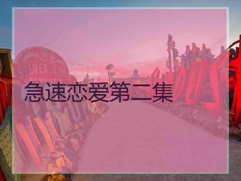 急速恋爱第二集