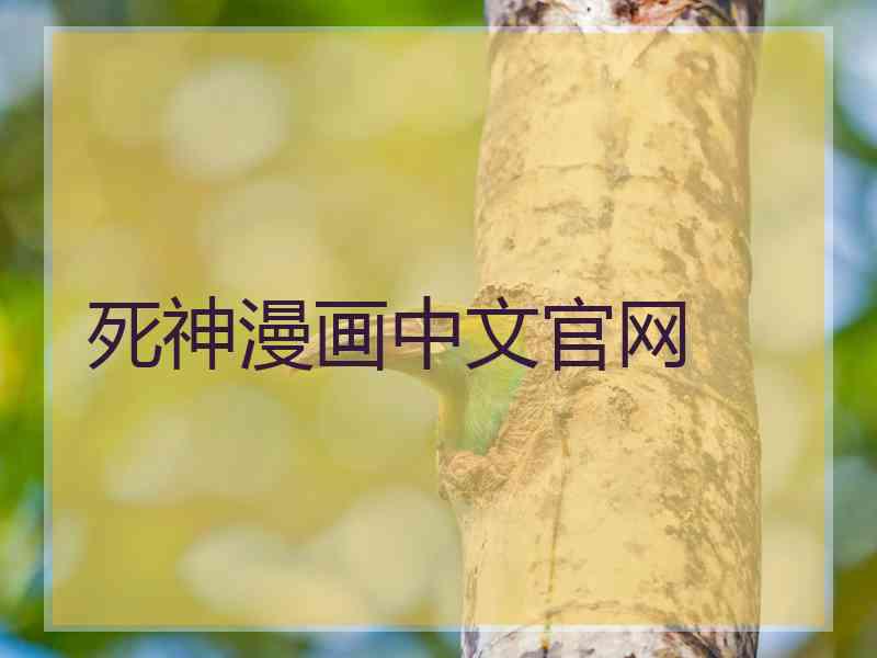 死神漫画中文官网