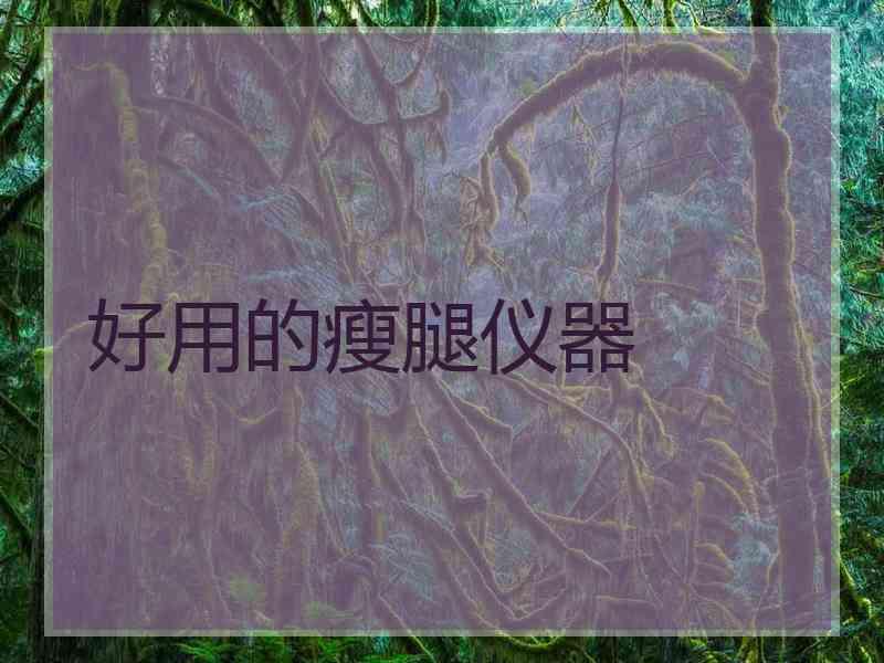 好用的瘦腿仪器