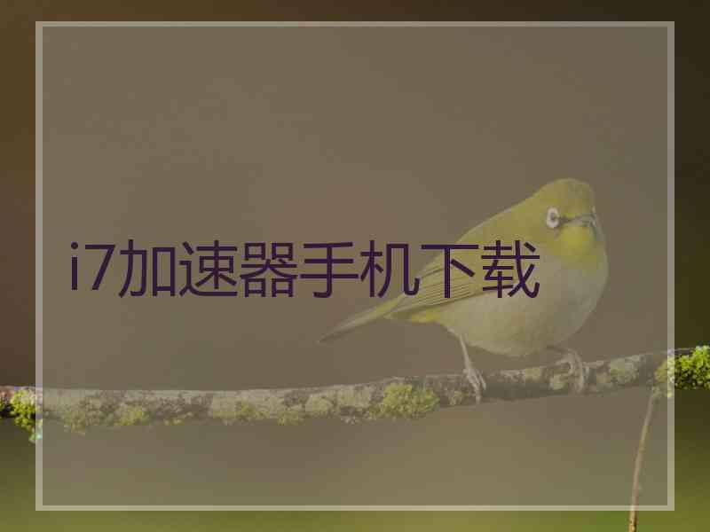 i7加速器手机下载