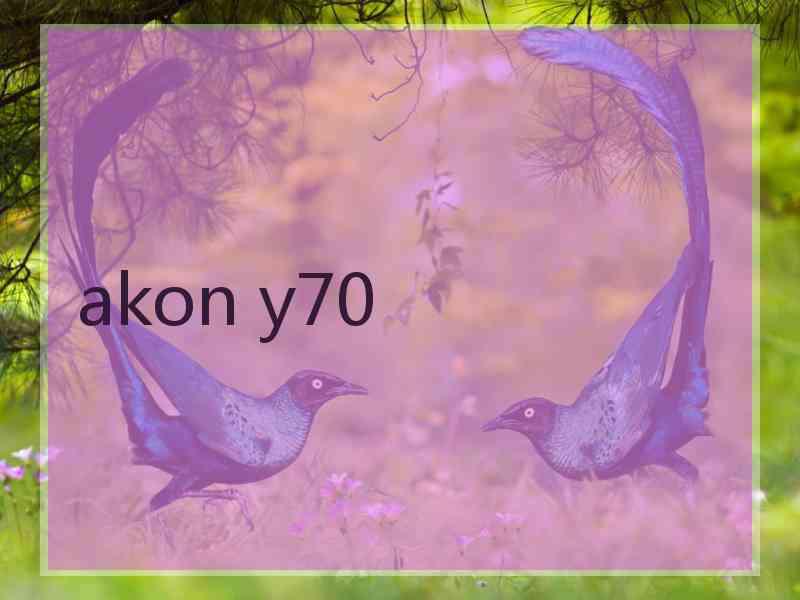 akon y70