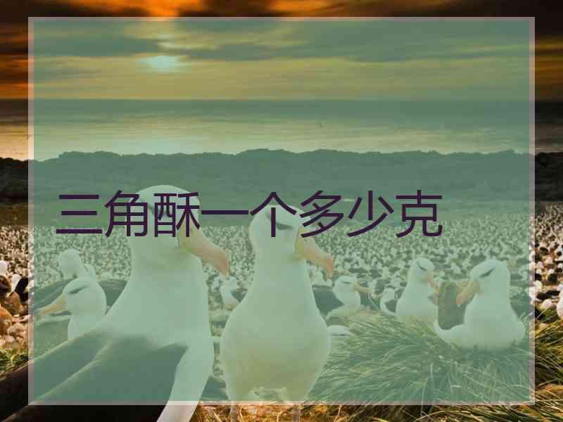 三角酥一个多少克
