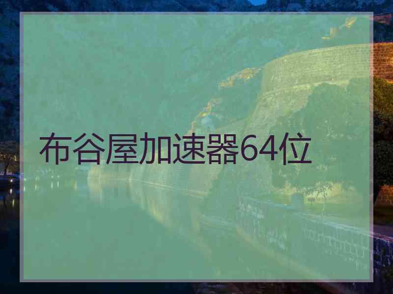 布谷屋加速器64位
