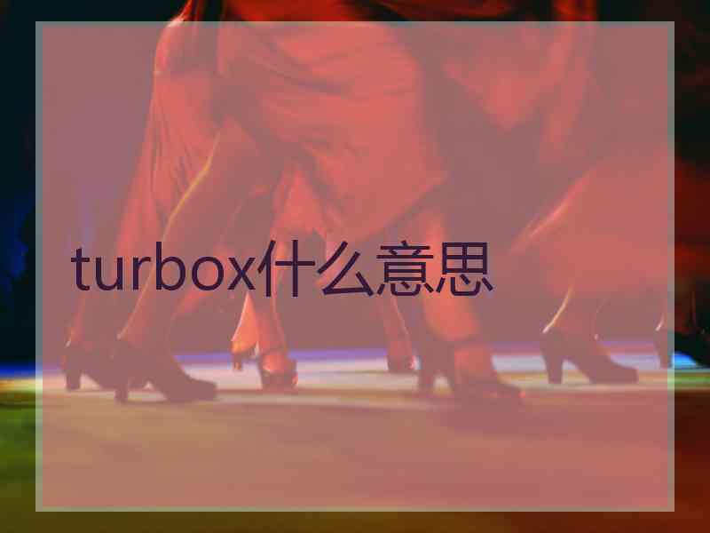 turbox什么意思