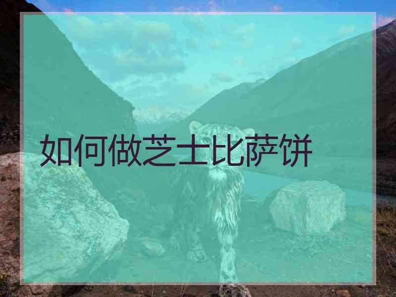 如何做芝士比萨饼