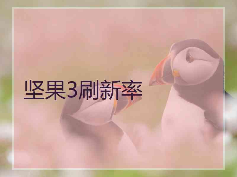 坚果3刷新率