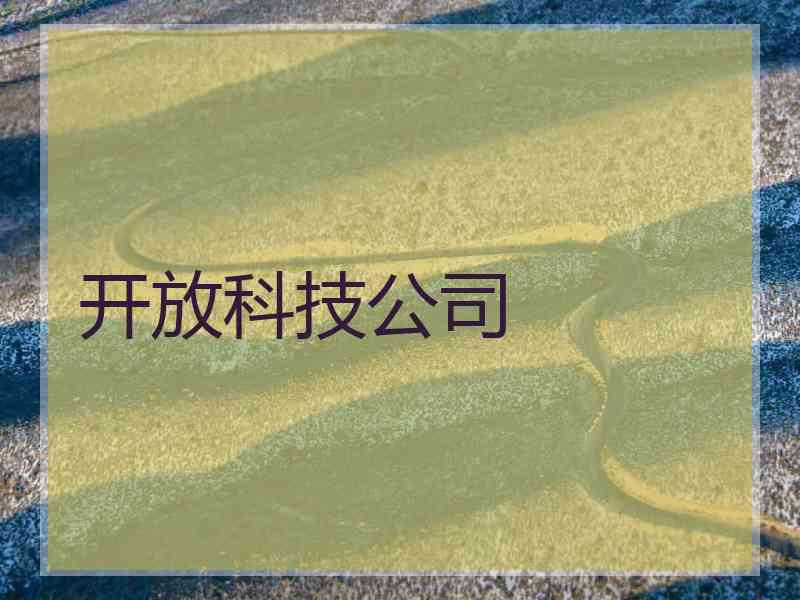 开放科技公司