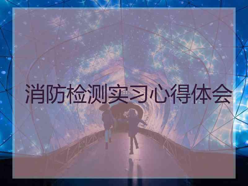 消防检测实习心得体会
