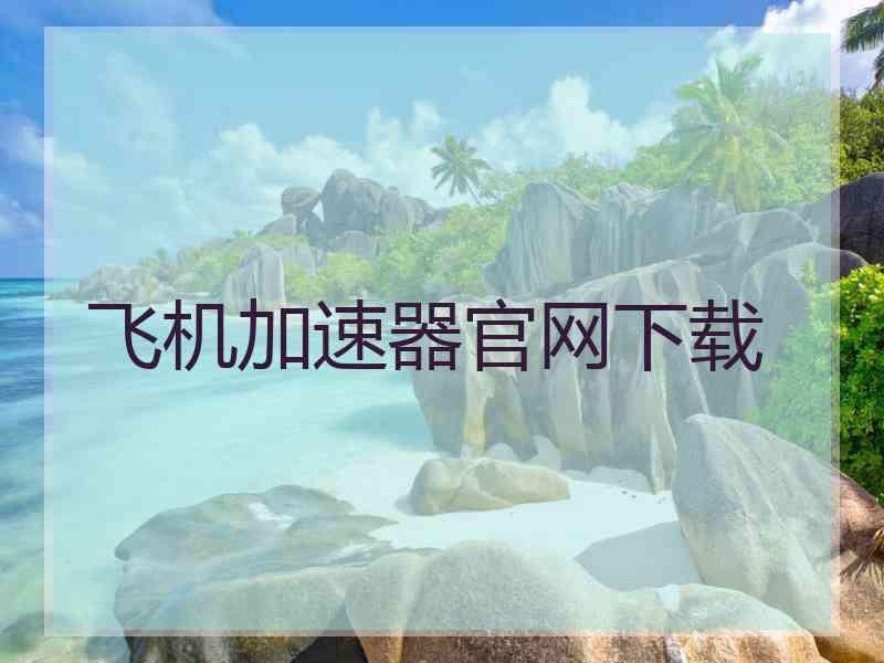 飞机加速器官网下载