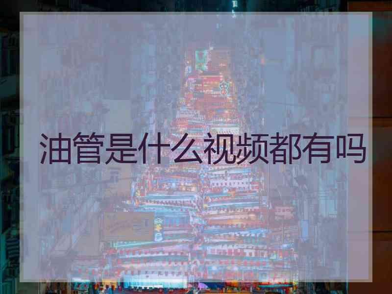 油管是什么视频都有吗