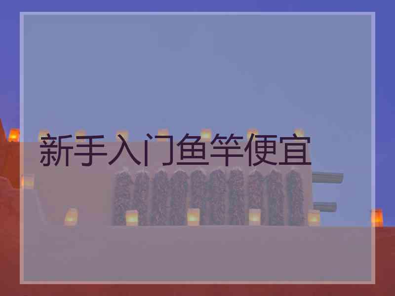新手入门鱼竿便宜