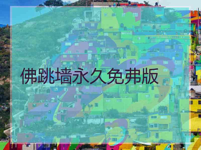 佛跳墙永久免弗版